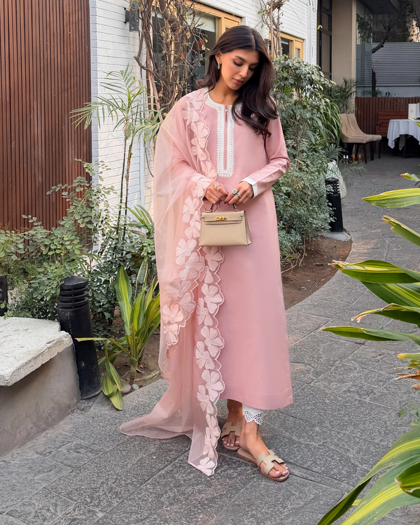 Blush Pink Kora set