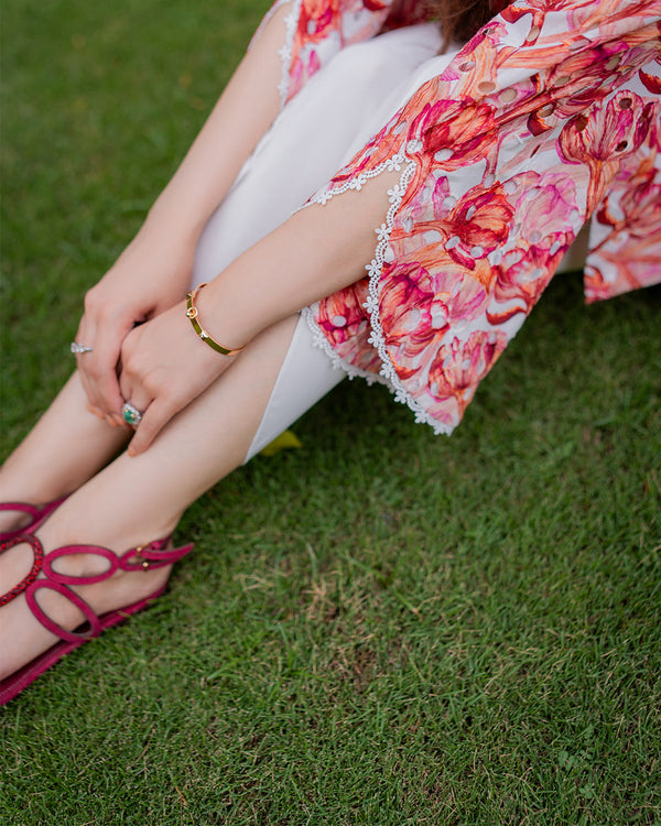 Chikankari Floral Set