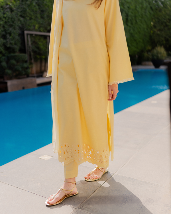 Light Yellow Peony Set
