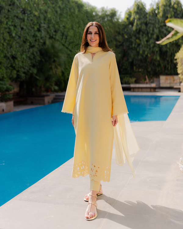 Light Yellow Peony Set