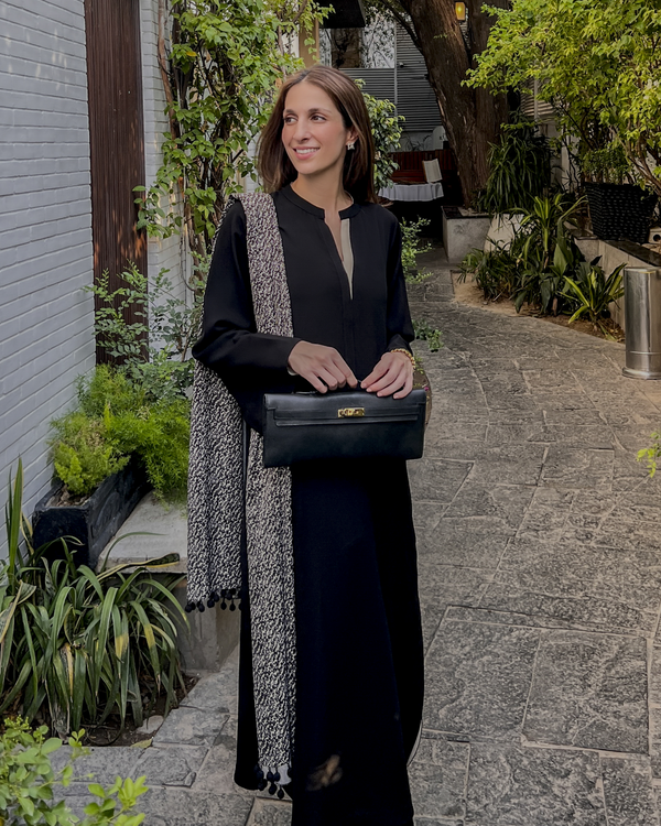 Black Twill Two-Tone Set