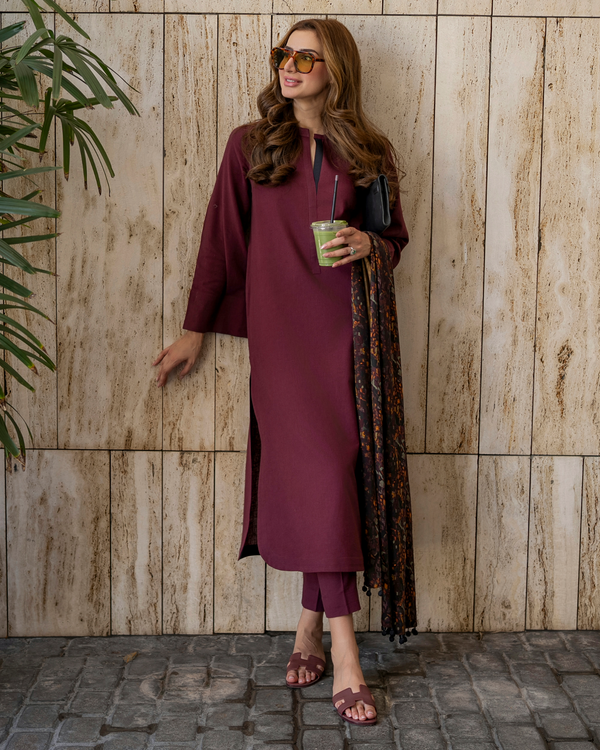 Plum Two-Tone Set