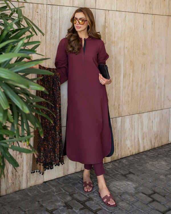Plum Two-Tone Set