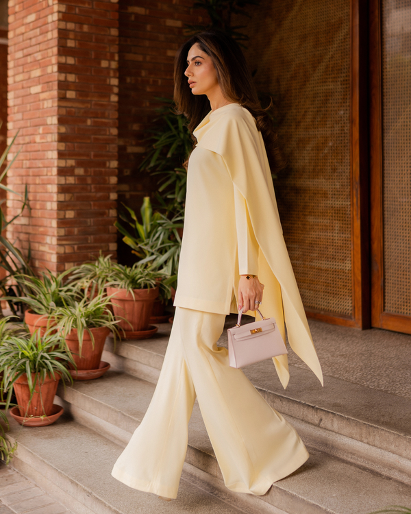 Butter Yellow Drape Set