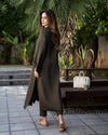 Olive Karandi Fringe Set