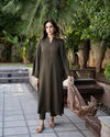 Olive Karandi Fringe Set