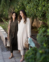Olive Karandi Fringe Set
