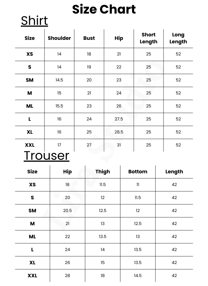 Size Chart Image