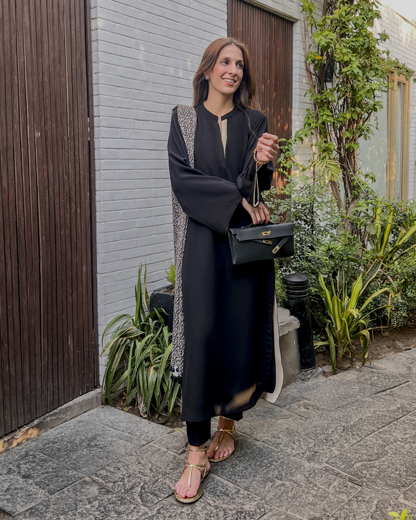 Black Twill Two-Tone Set
