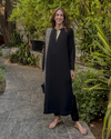 Black Twill Two-Tone Set