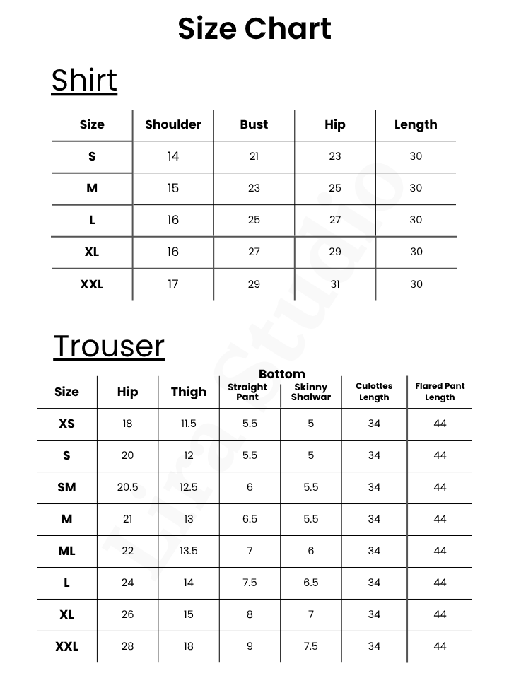 Size Chart Image