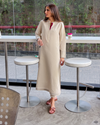 Warm Beige Two-Tone Set