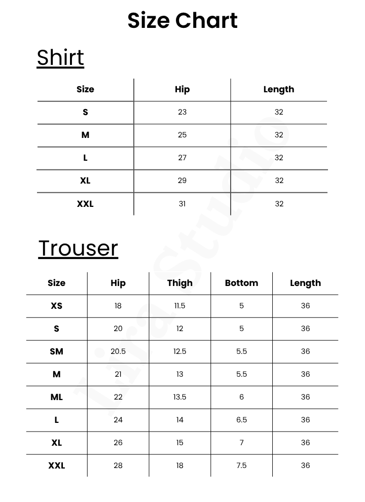Size Chart Image