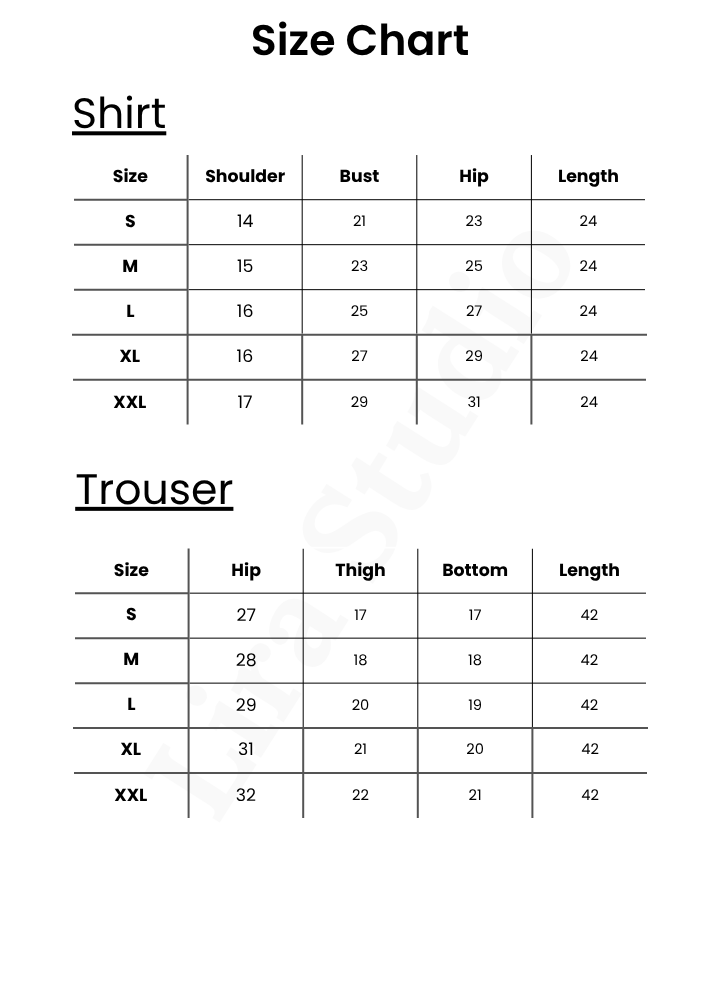 Size Chart Image