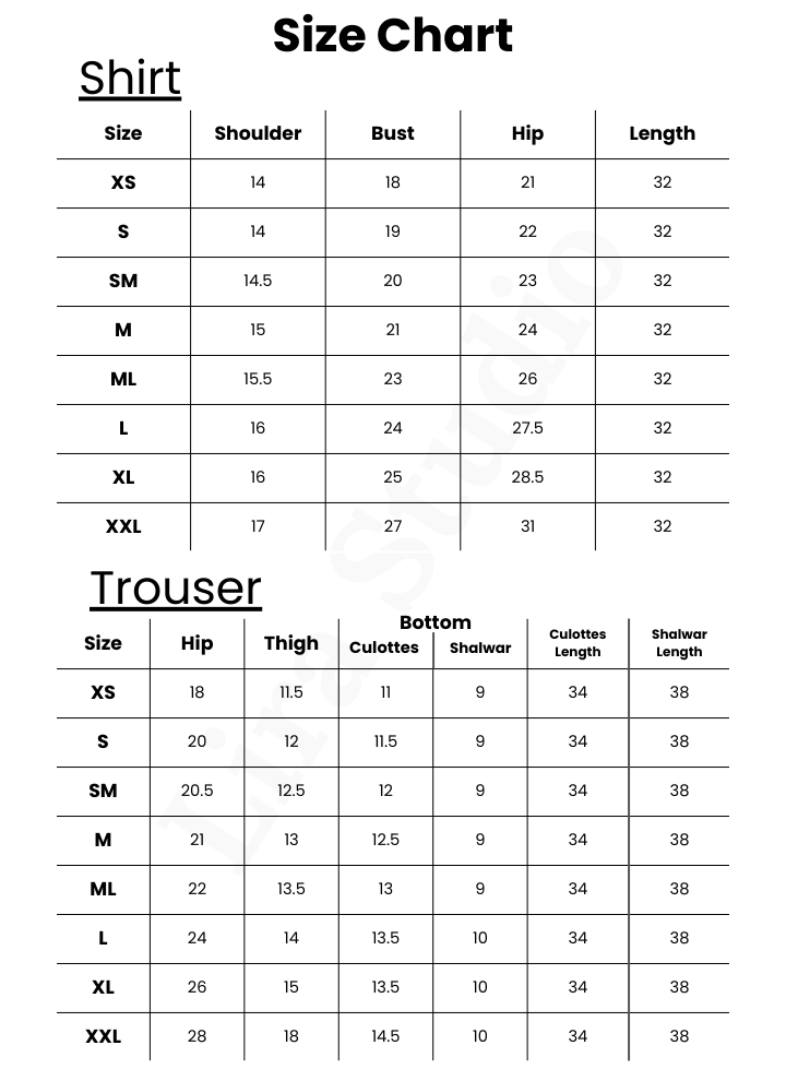 Size Chart Image