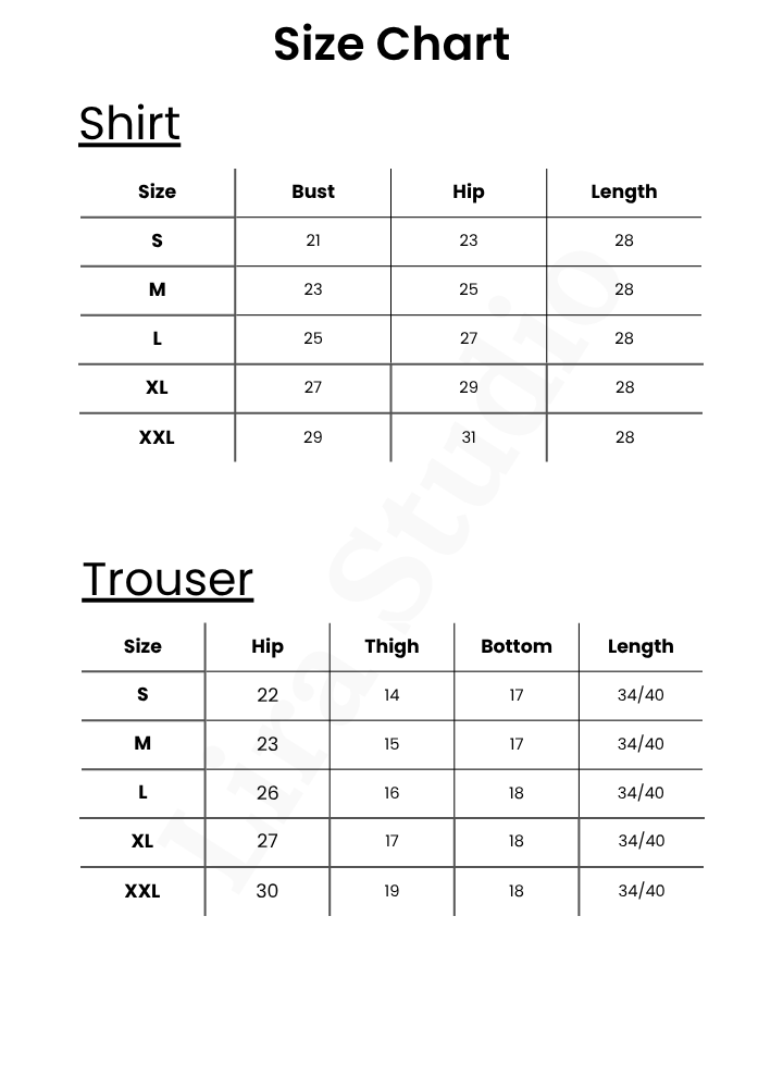 Size Chart Image