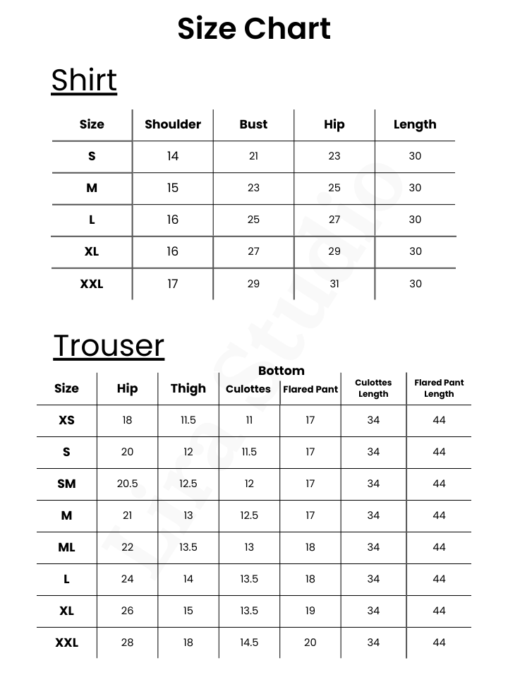 Size Chart Image